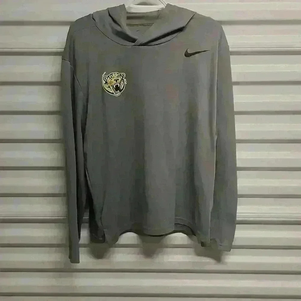 Nike men's hoodie size large gray